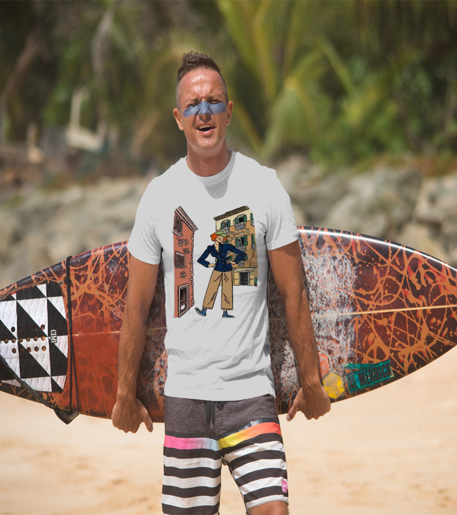 Dick Carroll X Roy Roger’s Positano Chic Casual Stroll T-Shirt