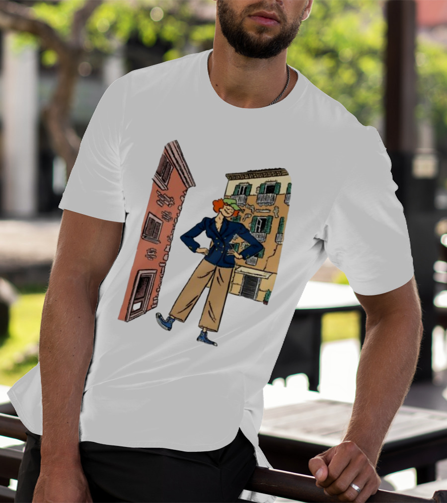 Dick Carroll X Roy Roger’s Positano Chic Casual Stroll T-Shirt