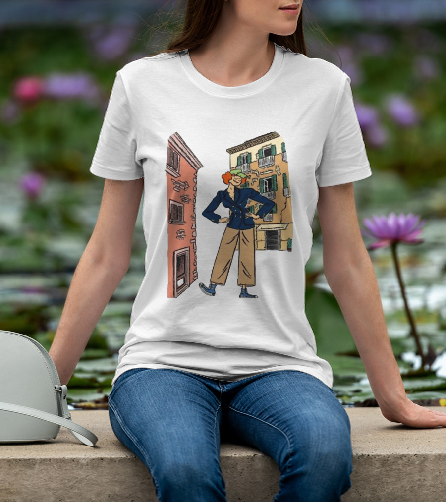 Dick Carroll X Roy Roger’s Positano Chic Casual Stroll T-Shirt