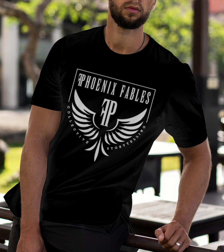 Phoenix Fables Collective Storytelling Winged Emblem T-Shirt