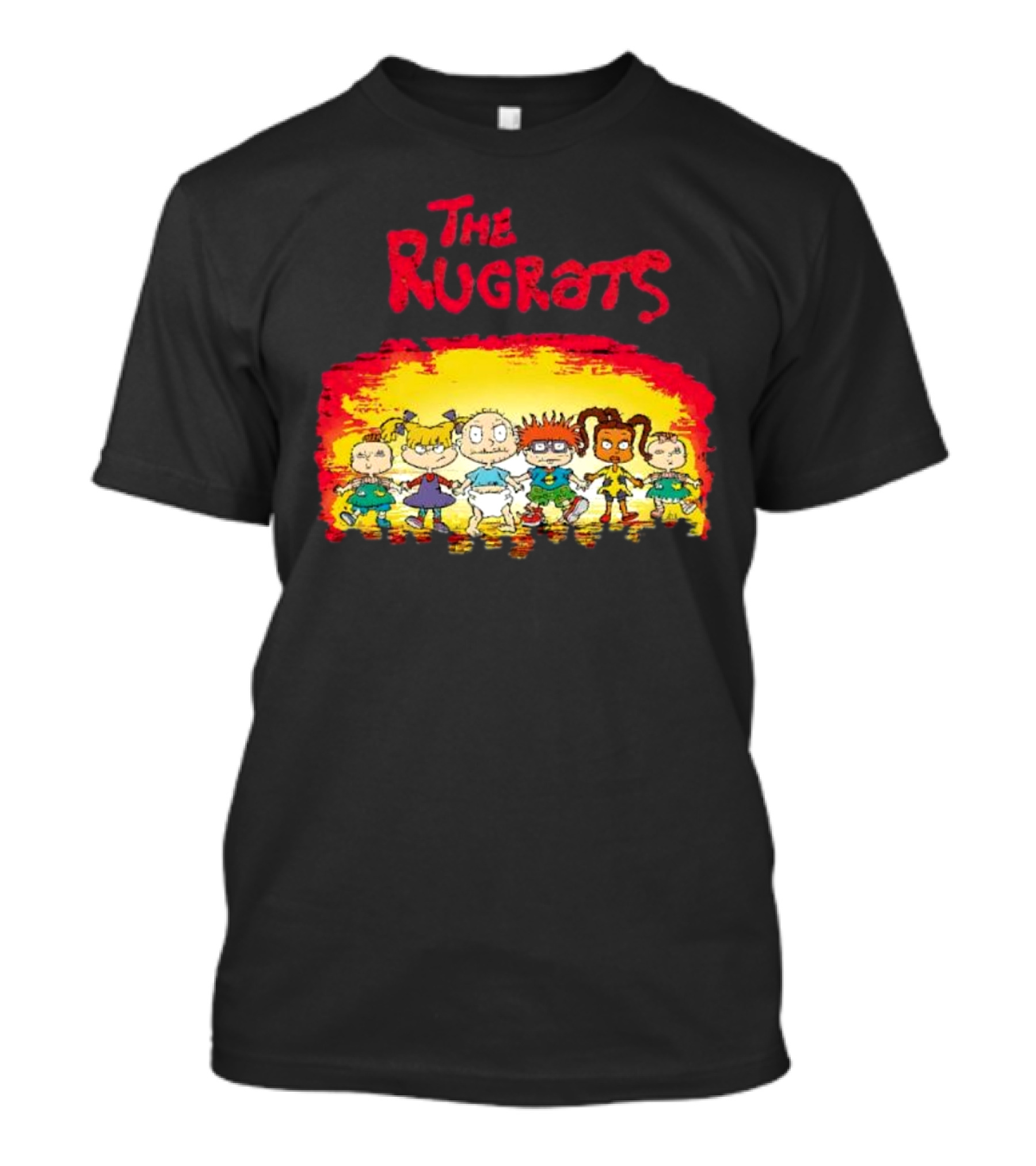 The Rugrats Characters X The Warriors Fusion T-Shirt