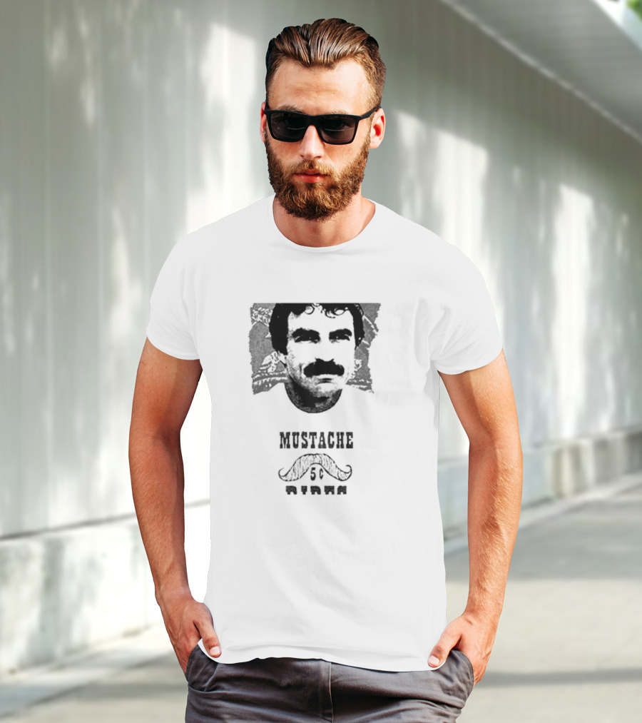 Tom Selleck Mustache Rides 5 Cents T-Shirt