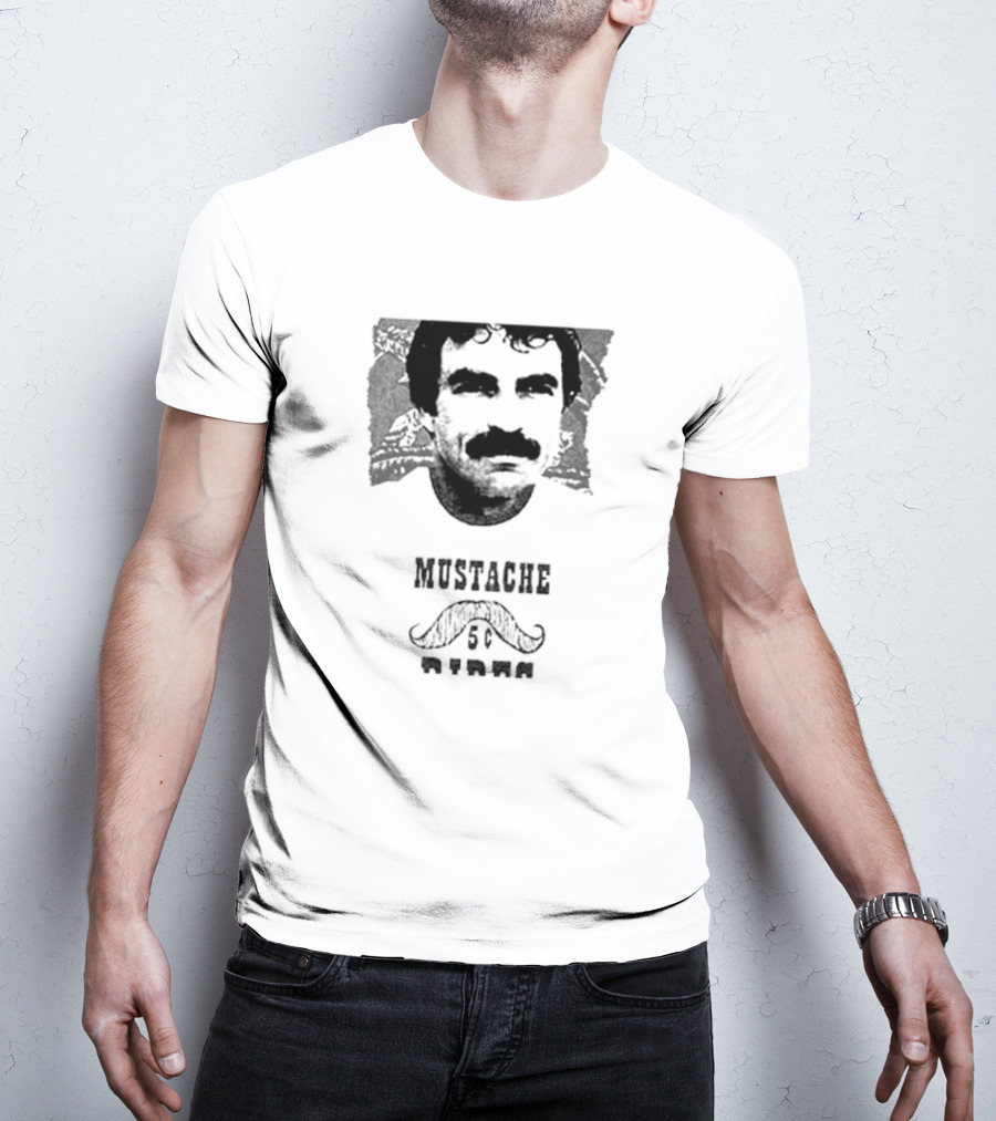 Tom Selleck Mustache Rides 5 Cents T-Shirt