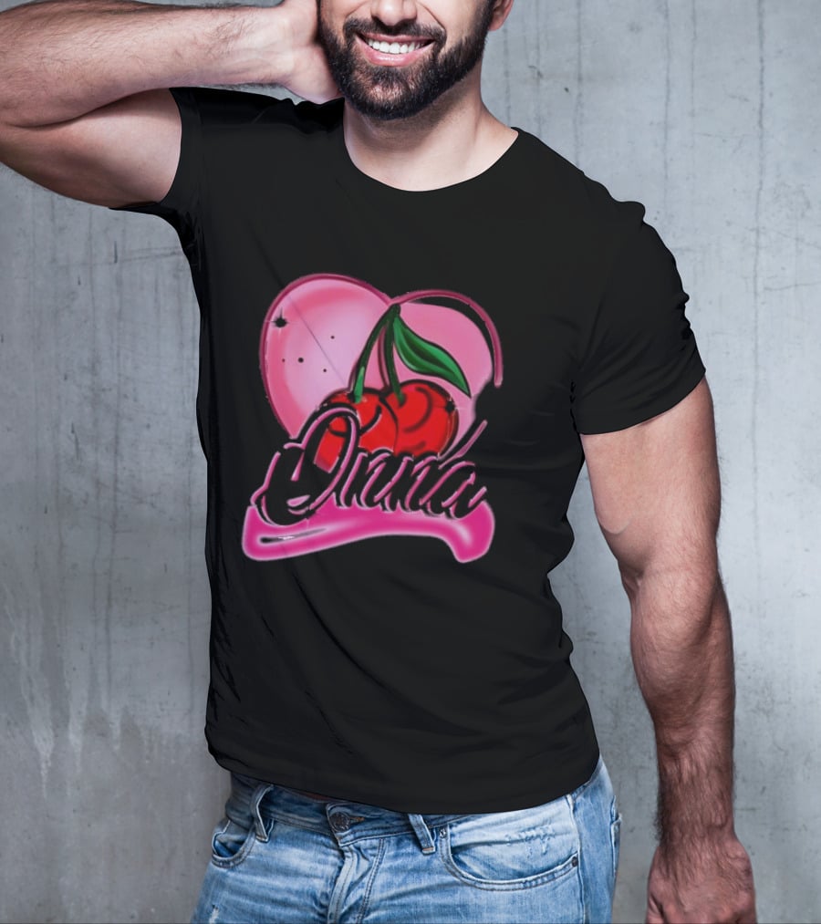 Onna Cherry Heart Pink T-Shirt