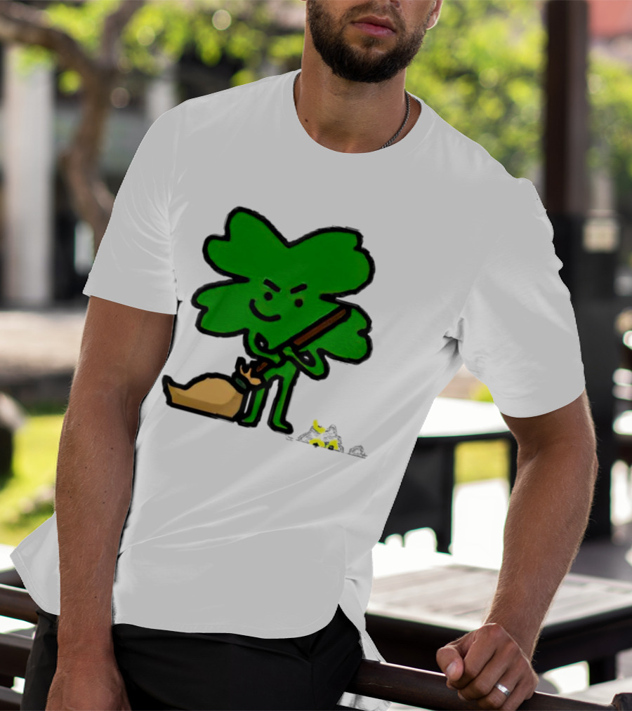 Boston Celtics Sweeping Shamrock Victory T-Shirt