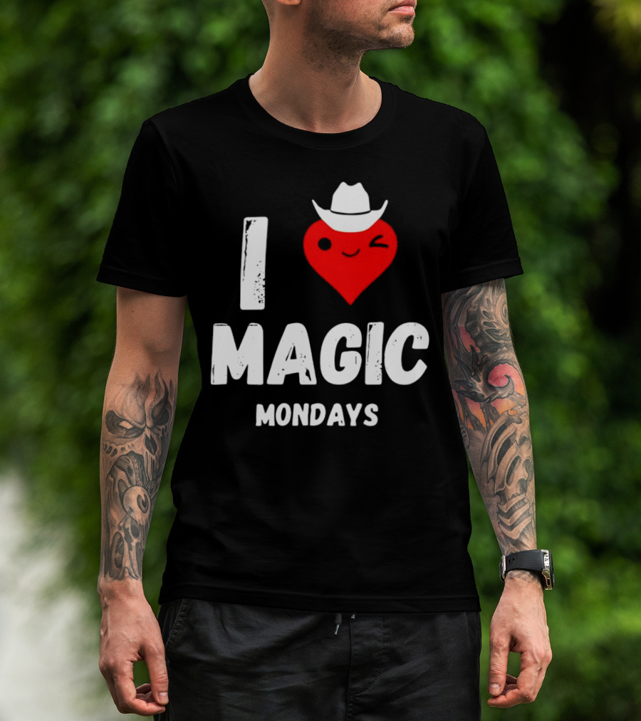 I Heart Cowboy Magic Mondays T-Shirt