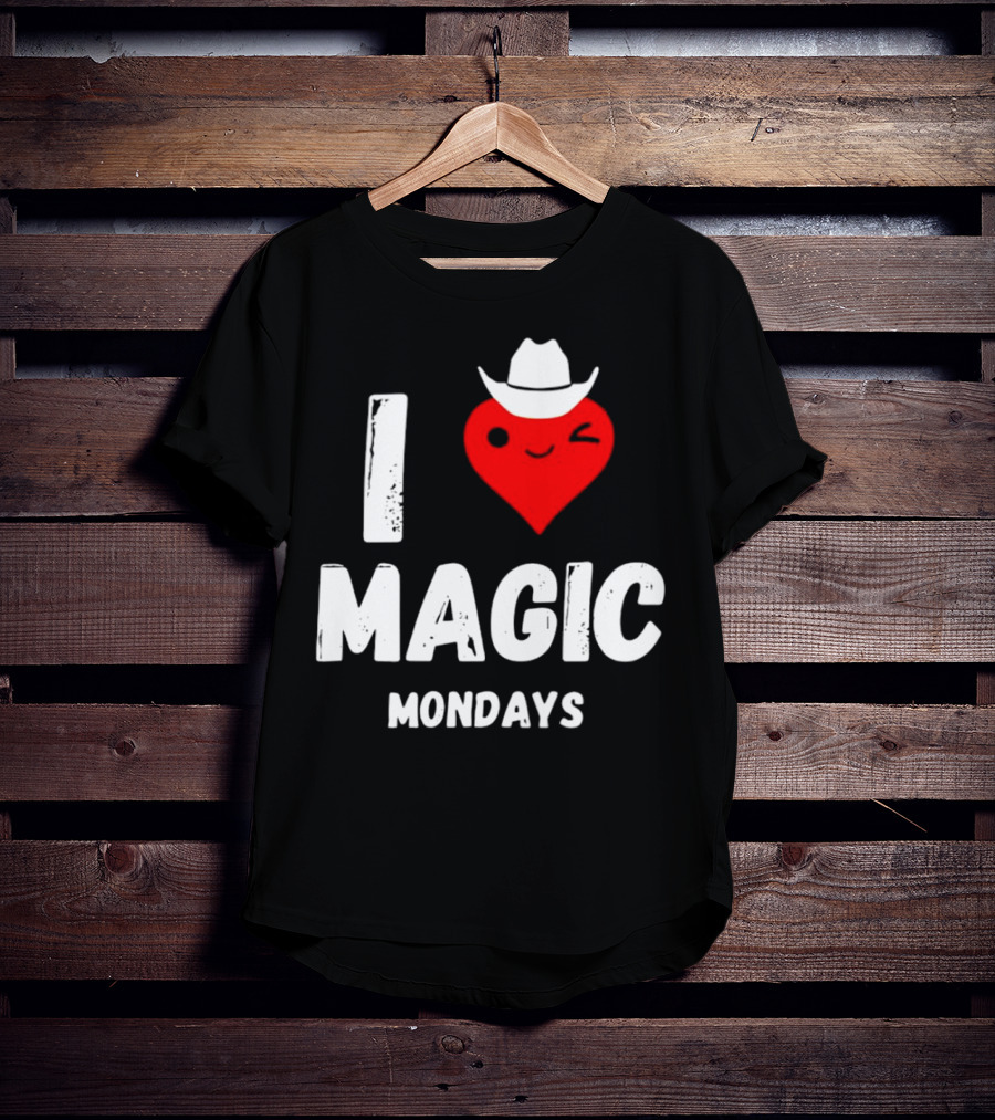 I Heart Cowboy Magic Mondays T-Shirt