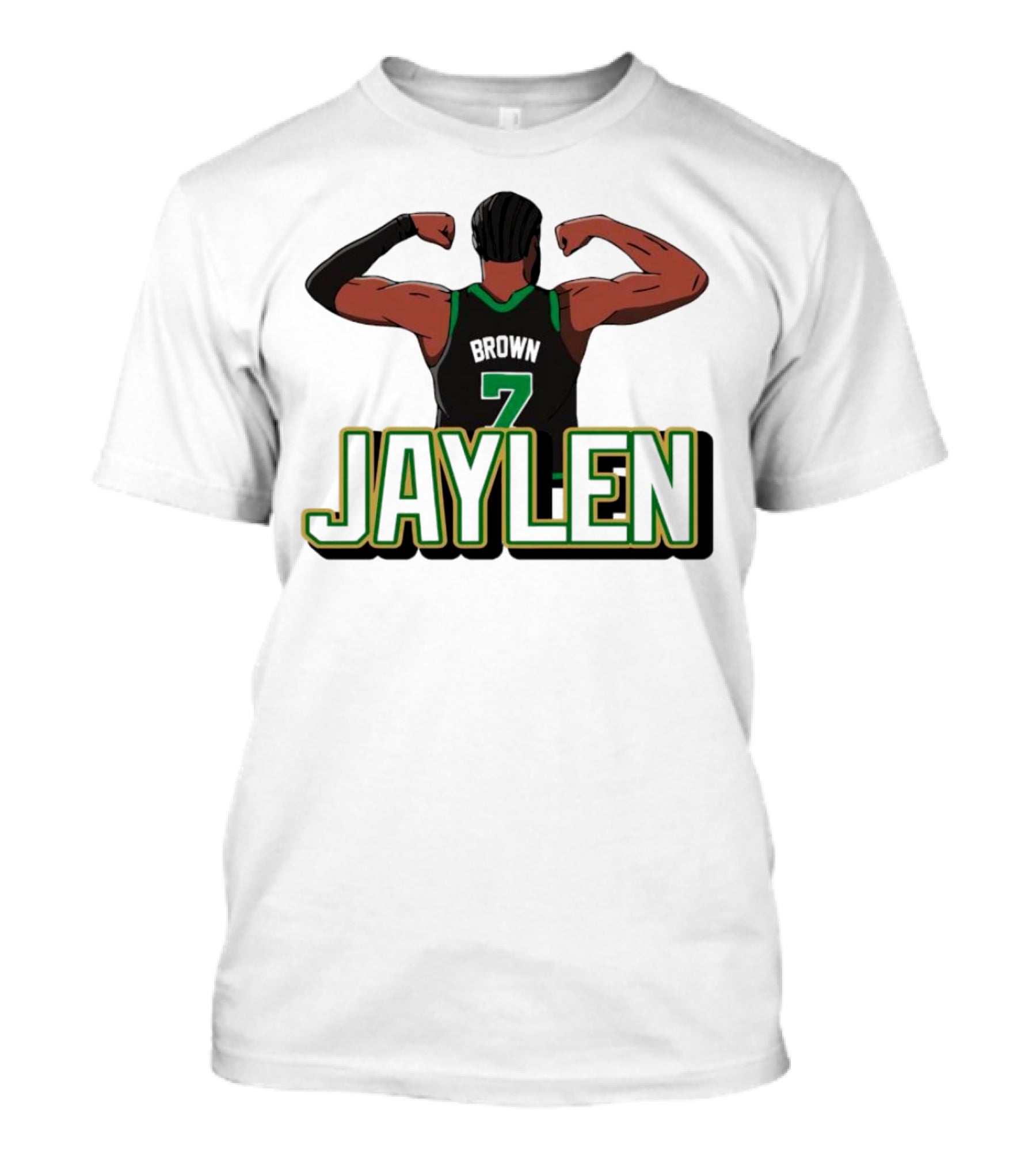 Jaylen Brown Number 7 Flex Boston Celtics T-Shirt