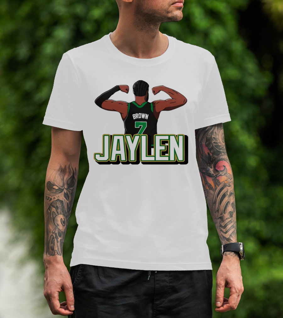 Jaylen Brown Number 7 Flex Boston Celtics T-Shirt