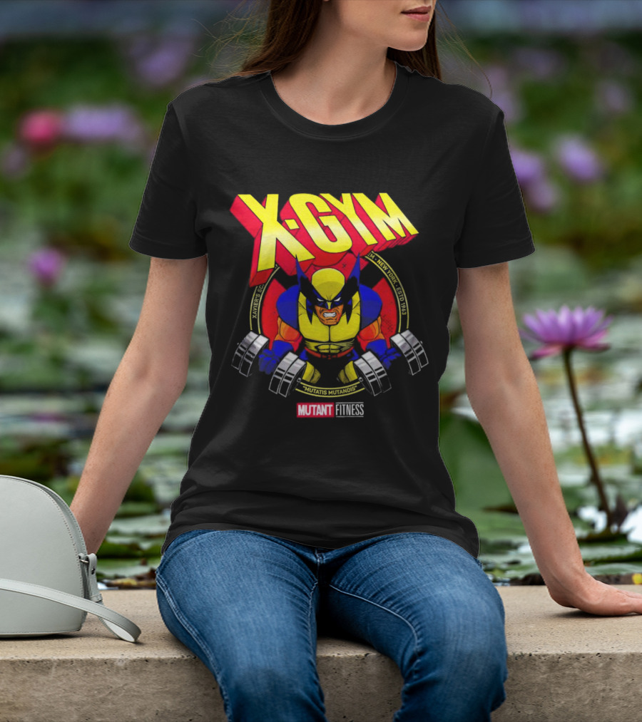 X-Gym Mutant Fitness Mutatis Mutandis Xavier N.Y. Wolverine T-Shirt