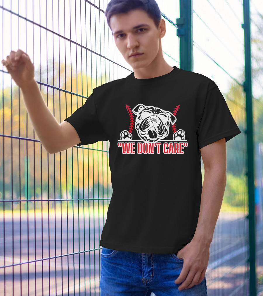 Louisiana Tech Bulldogs We Don’t Care Bulldog Mascot T-Shirt