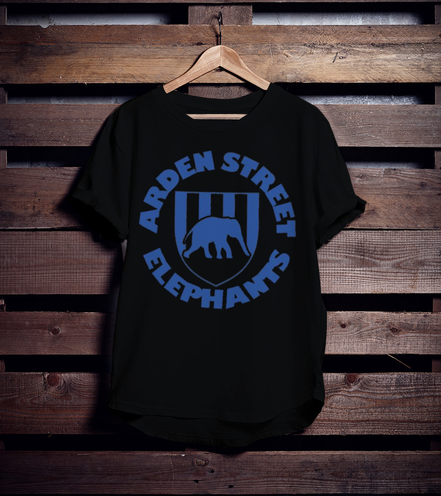 Arden Street Elephants Blue Emblem T-Shirt