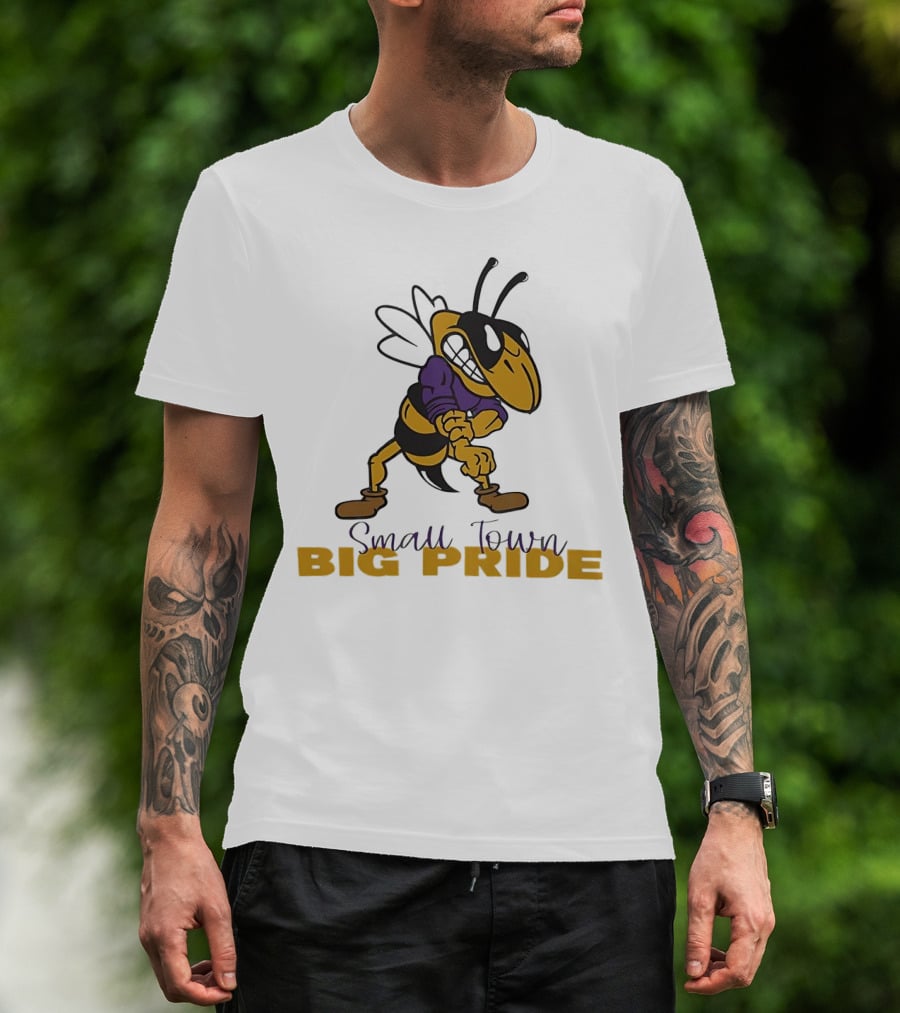 Small Town Big Pride Bee Mascot T-Shirt