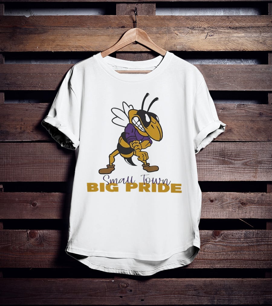Small Town Big Pride Bee Mascot T-Shirt