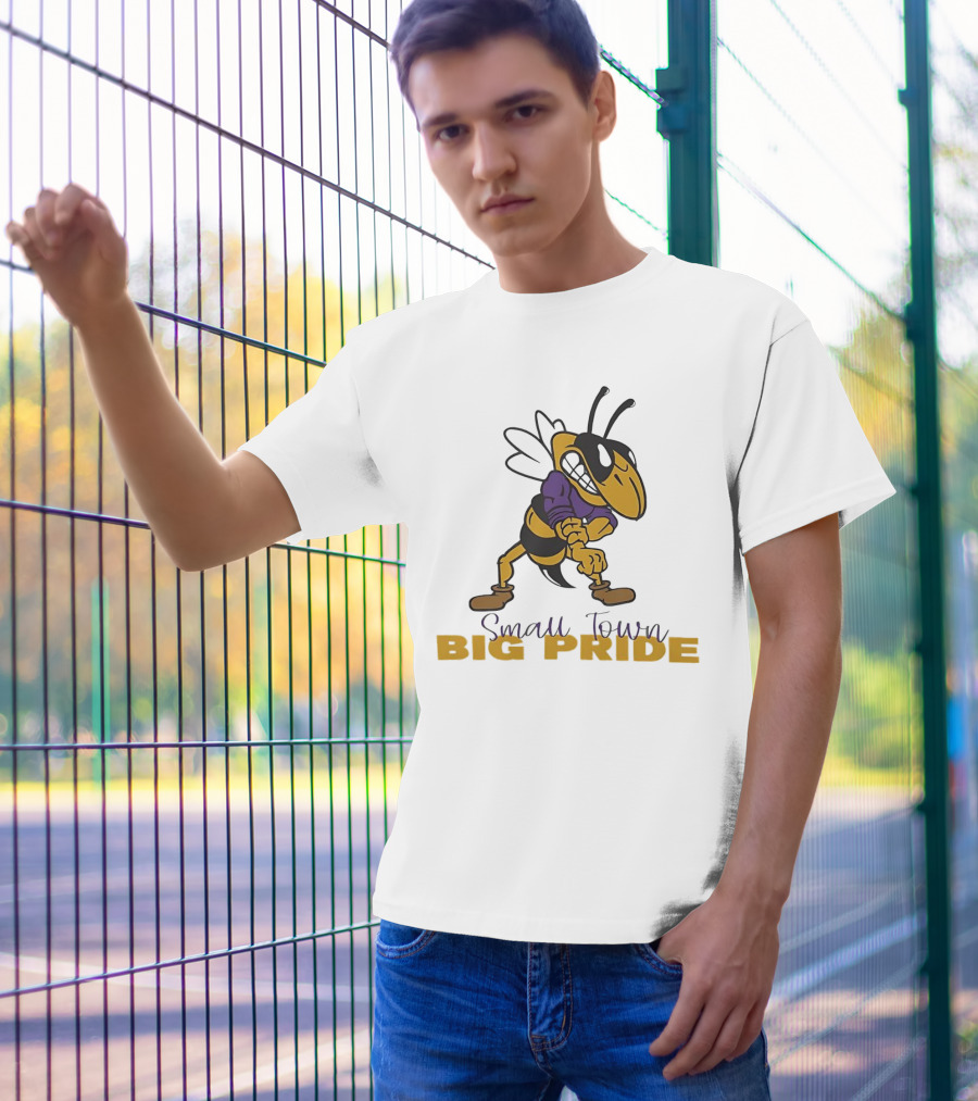 Small Town Big Pride Bee Mascot T-Shirt