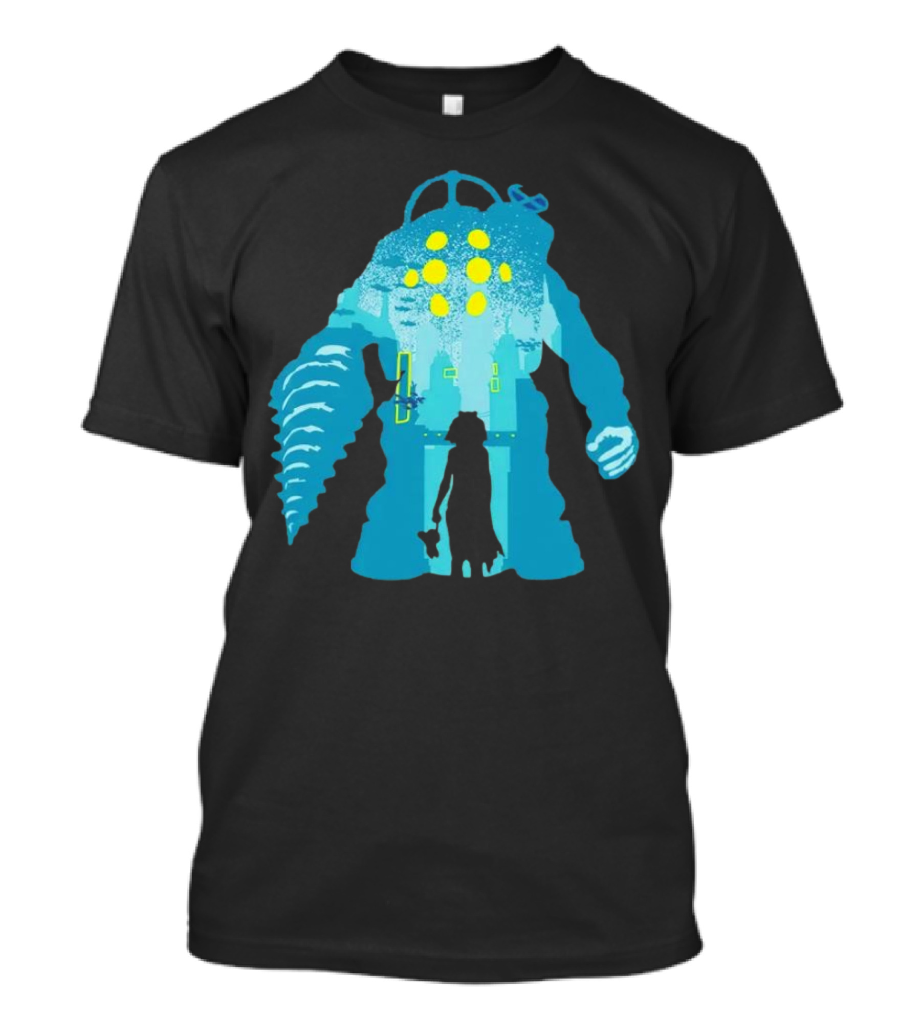 Big Daddy And Little Sister BioShock Underwater Adventure T-Shirt