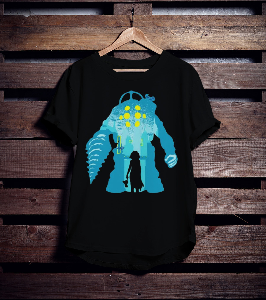 Big Daddy And Little Sister BioShock Underwater Adventure T-Shirt