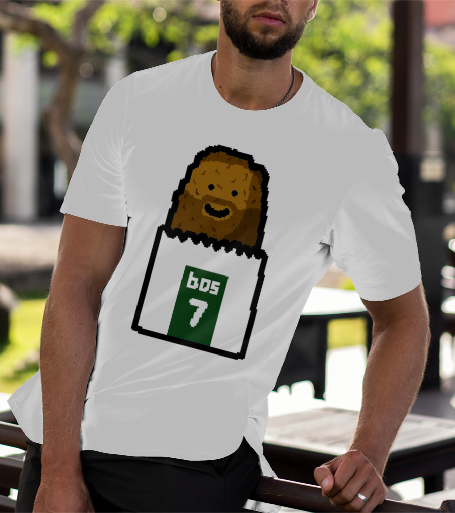 Jaylen Brown Celtics Hash Brown BOS 7 T-Shirt