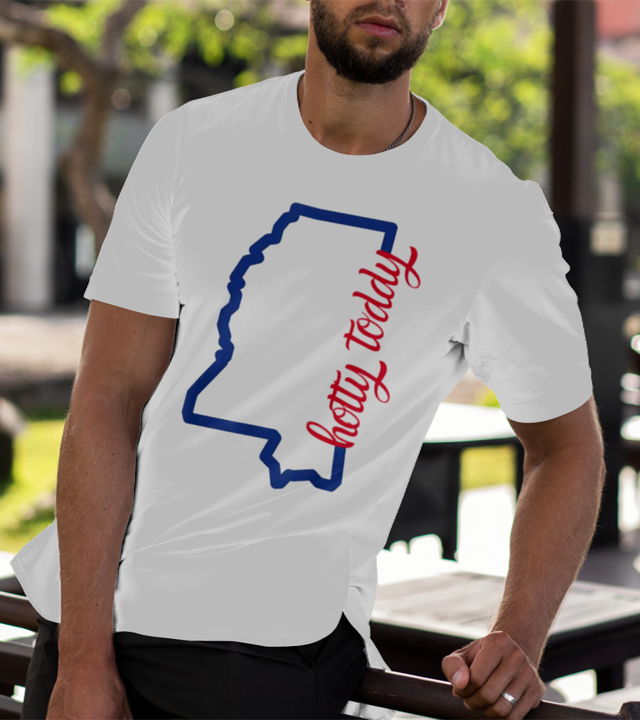 Mississippi Map Hotty Toddy T-Shirt