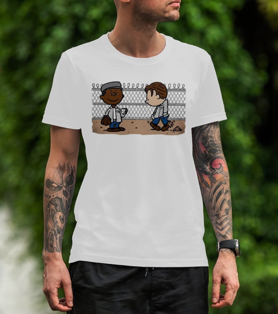 Red And Andy Yard Pals The Shawshank Redemption Peanuts Cartoon Crossover T-Shirt