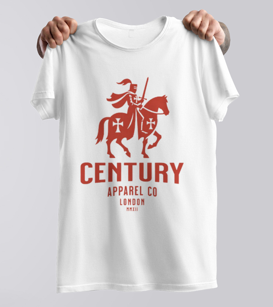 Century Apparel Co London MMXII Knight On Horse T-Shirt