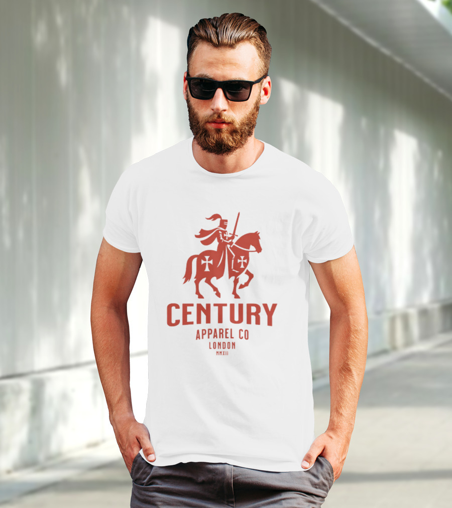 Century Apparel Co London MMXII Knight On Horse T-Shirt