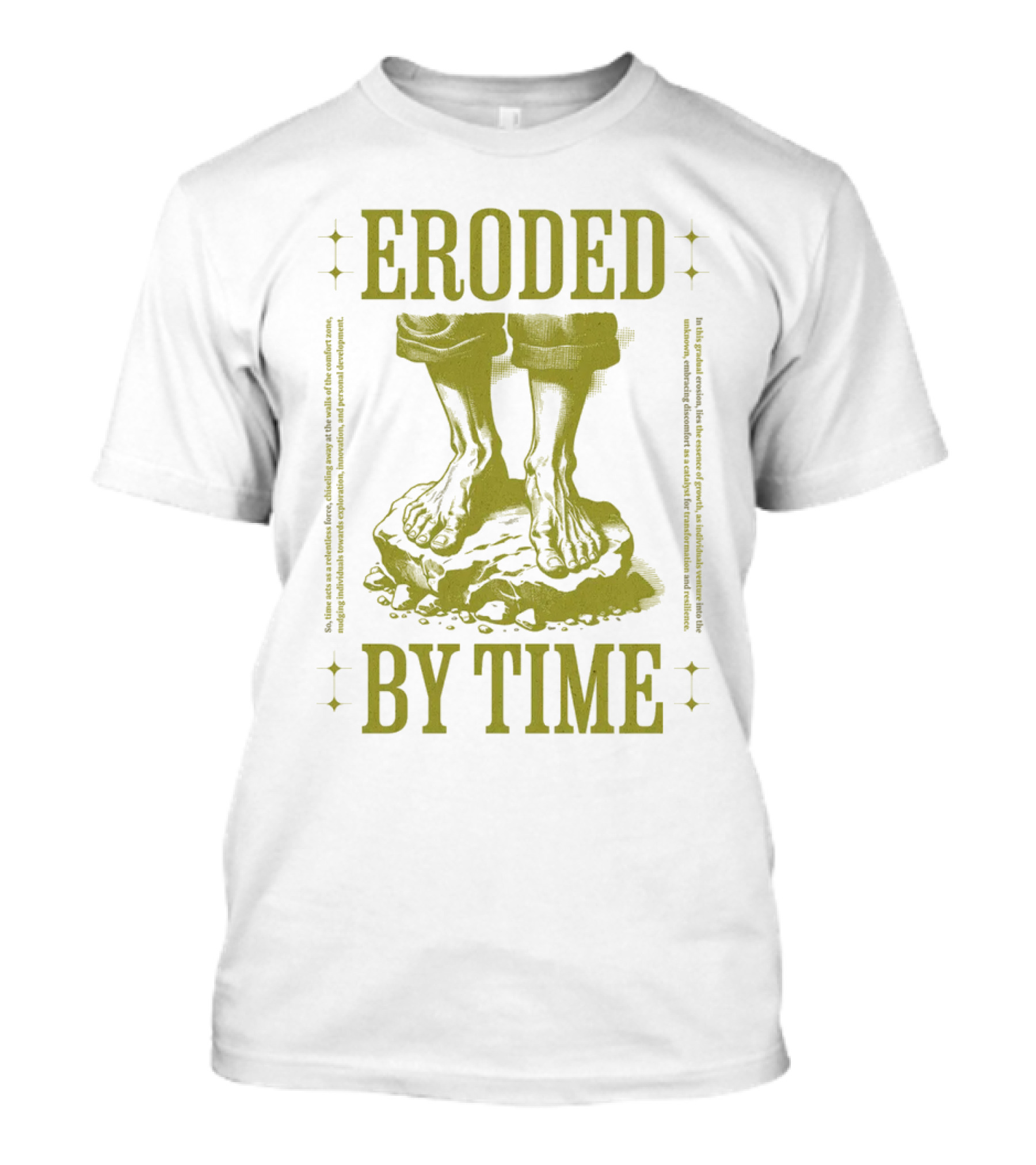 Eroded By Time Standing On Rock T-Shirt