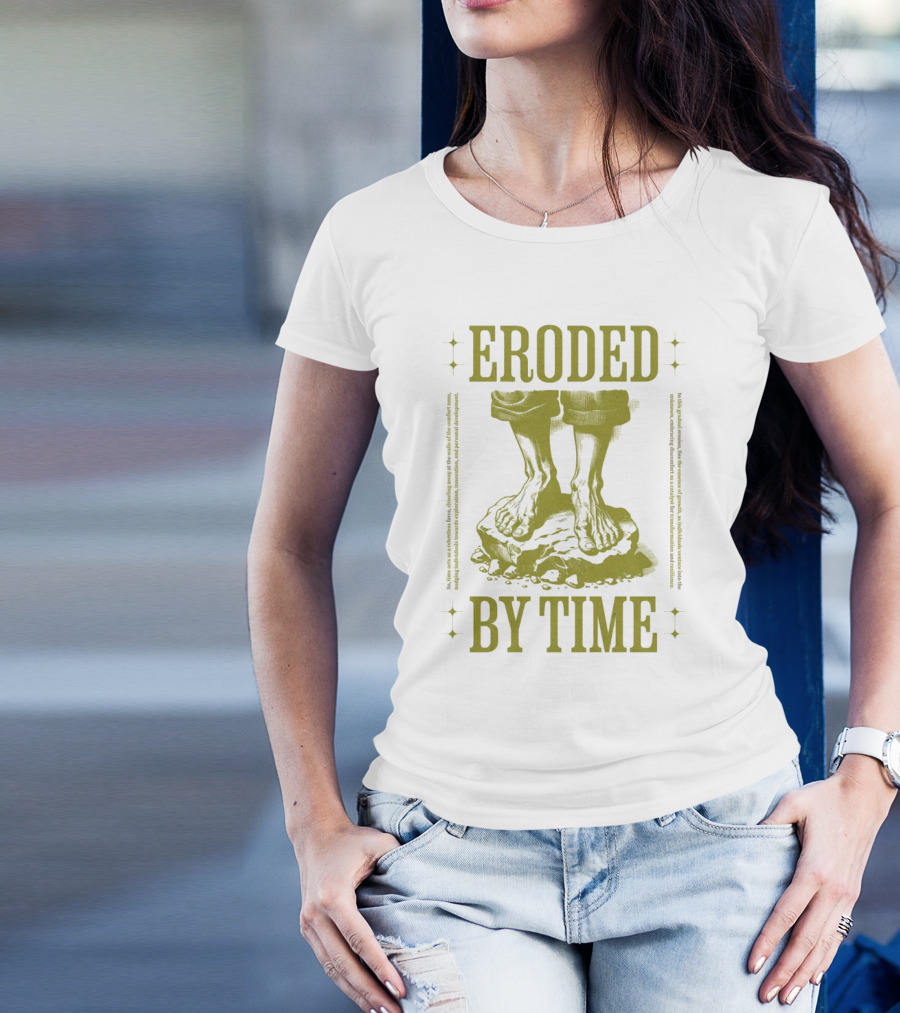Eroded By Time Standing On Rock T-Shirt