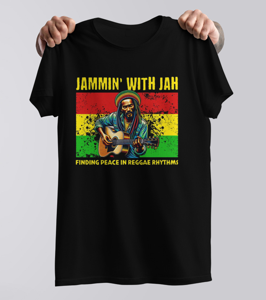 JAMMIN' WITH JAH FINDING PEACE IN REGGAE RHYTHMS T-Shirt