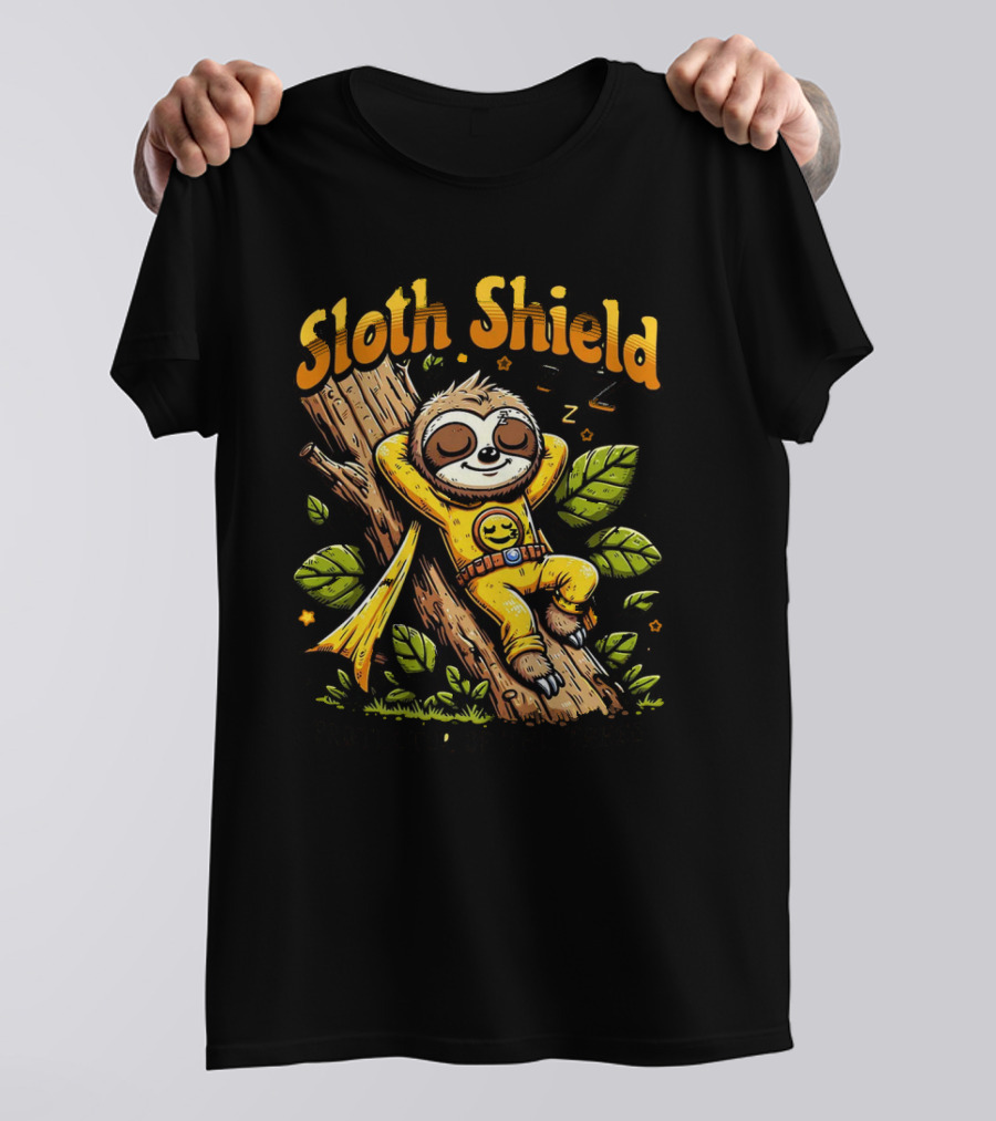 Sloth Shield Protector Of The Trees T-Shirt