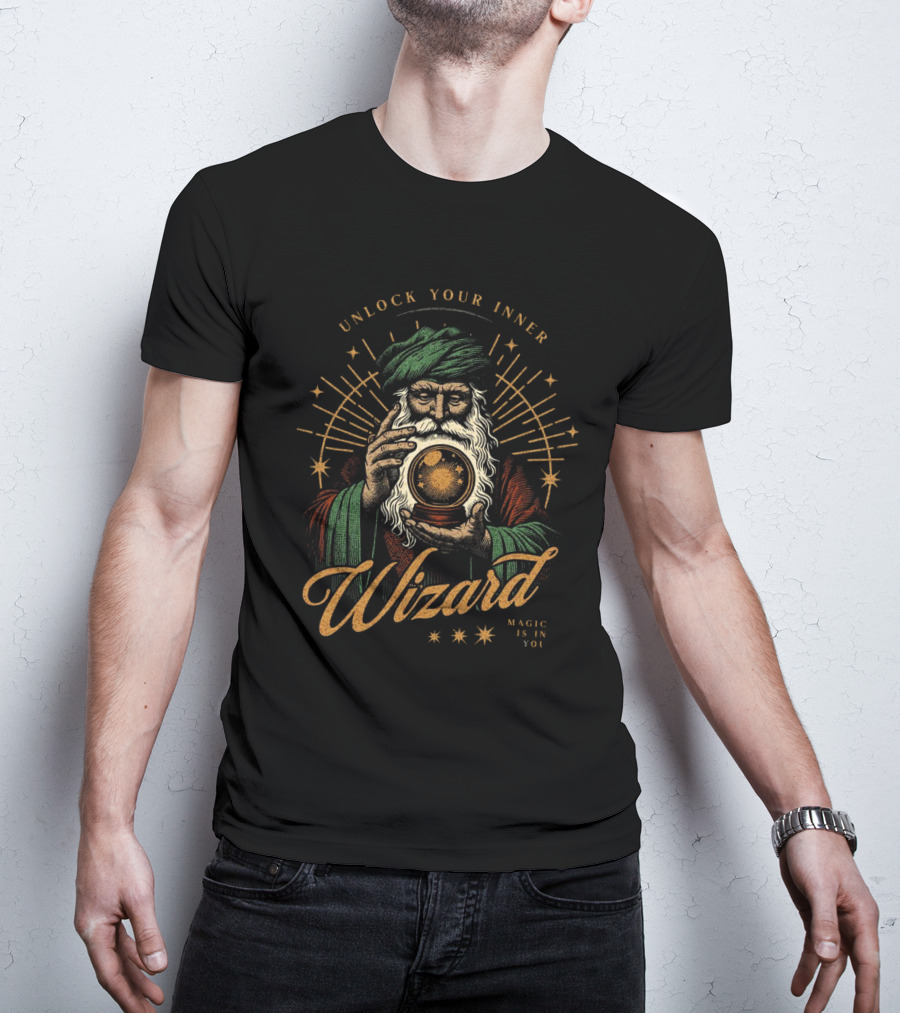 Unlock Your Inner Wizard Magic Is In You Vintage Mystic T-Shirt