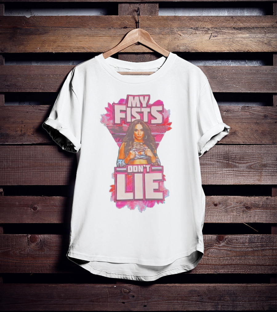 Lola Vice My Fists Don’t Lie Teal T-Shirt