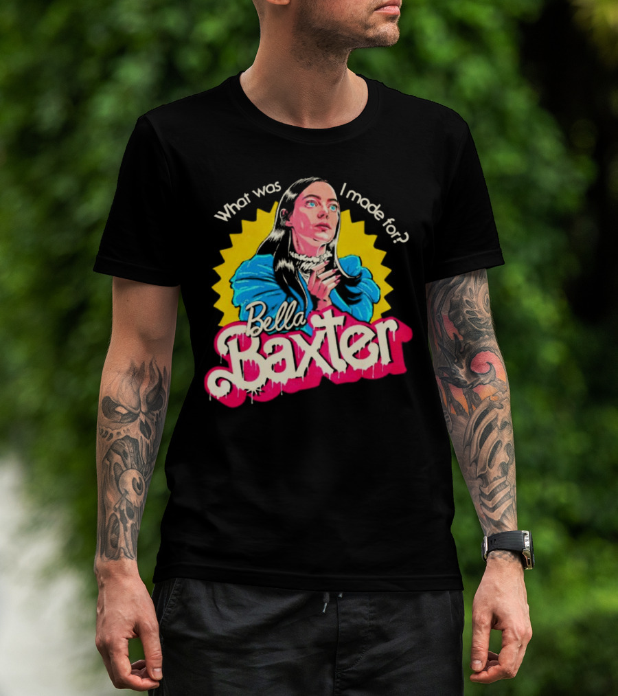 What Was I Made For Bella Baxter Retro Comic T-Shirt