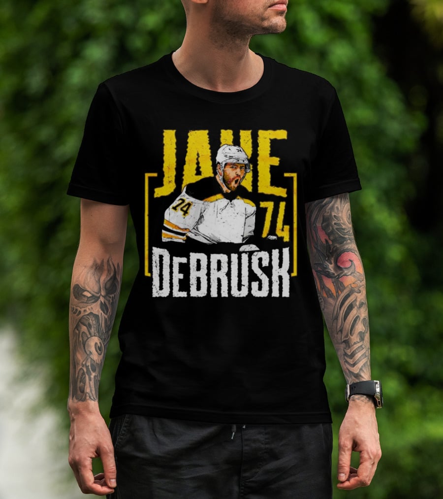 Jake DeBrusk 74 Boston Hockey Player T-Shirt
