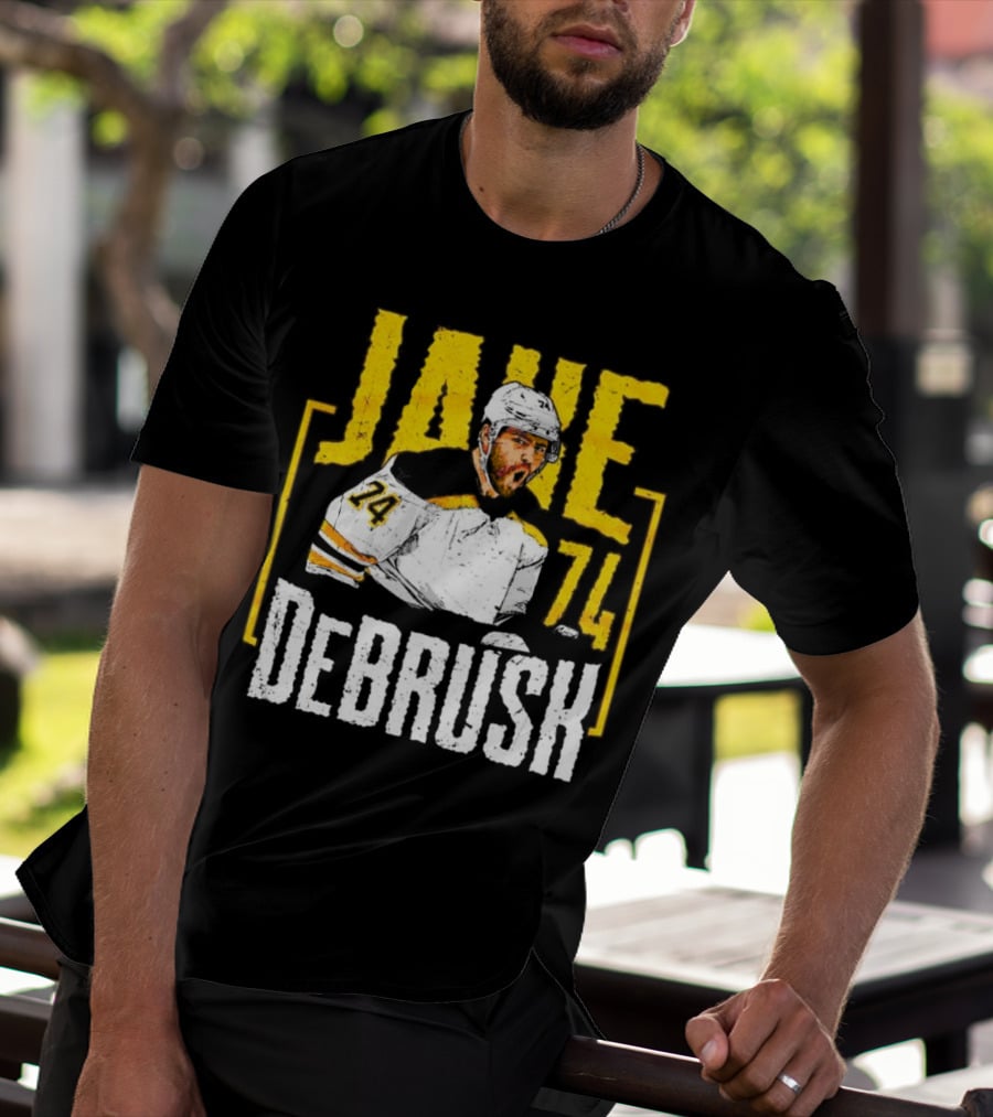 Jake DeBrusk 74 Boston Hockey Player T-Shirt