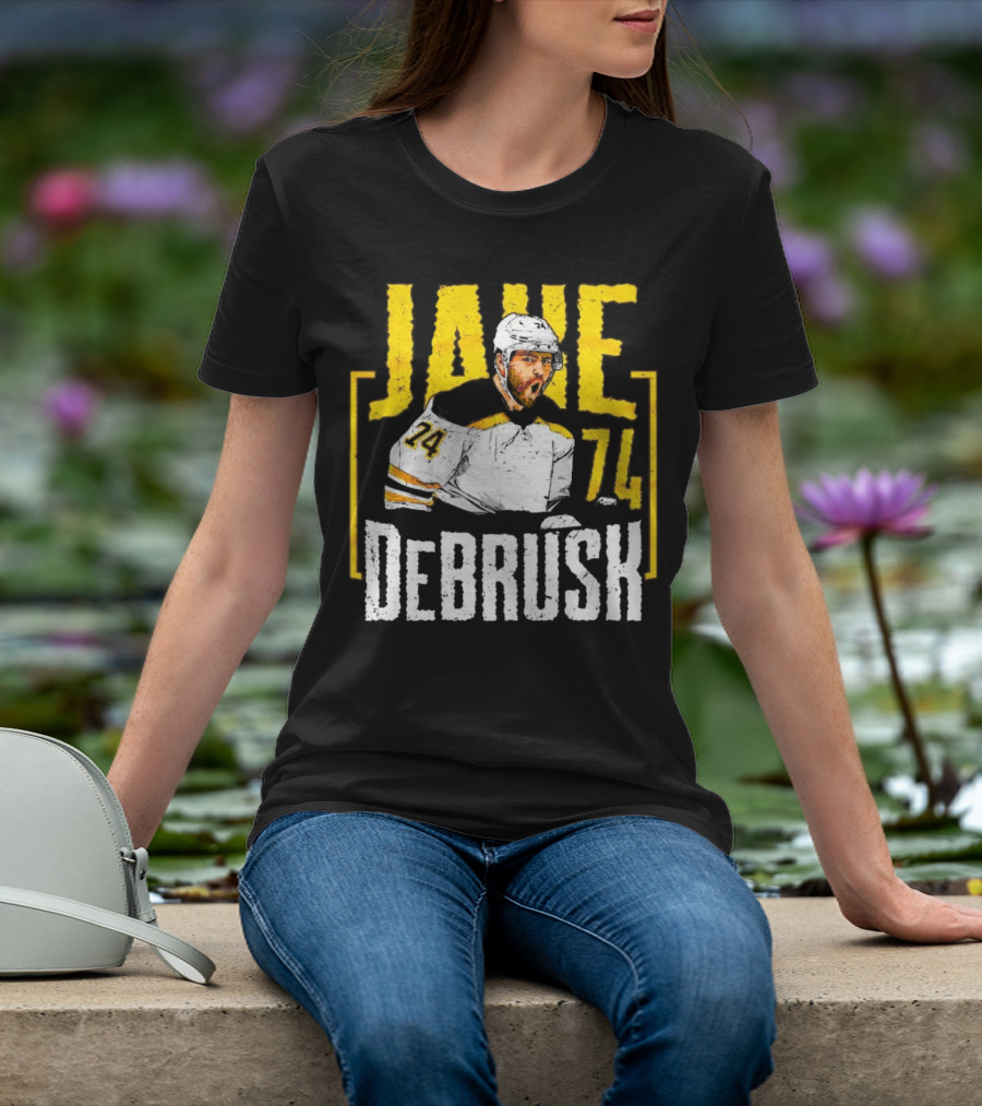 Jake DeBrusk 74 Boston Hockey Player T-Shirt