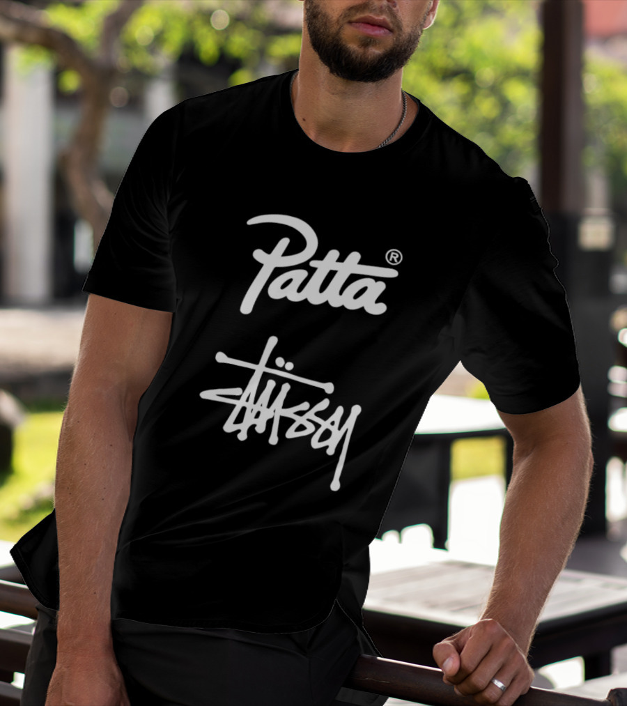 Patta Stüssy Collaboration Logo T-Shirt