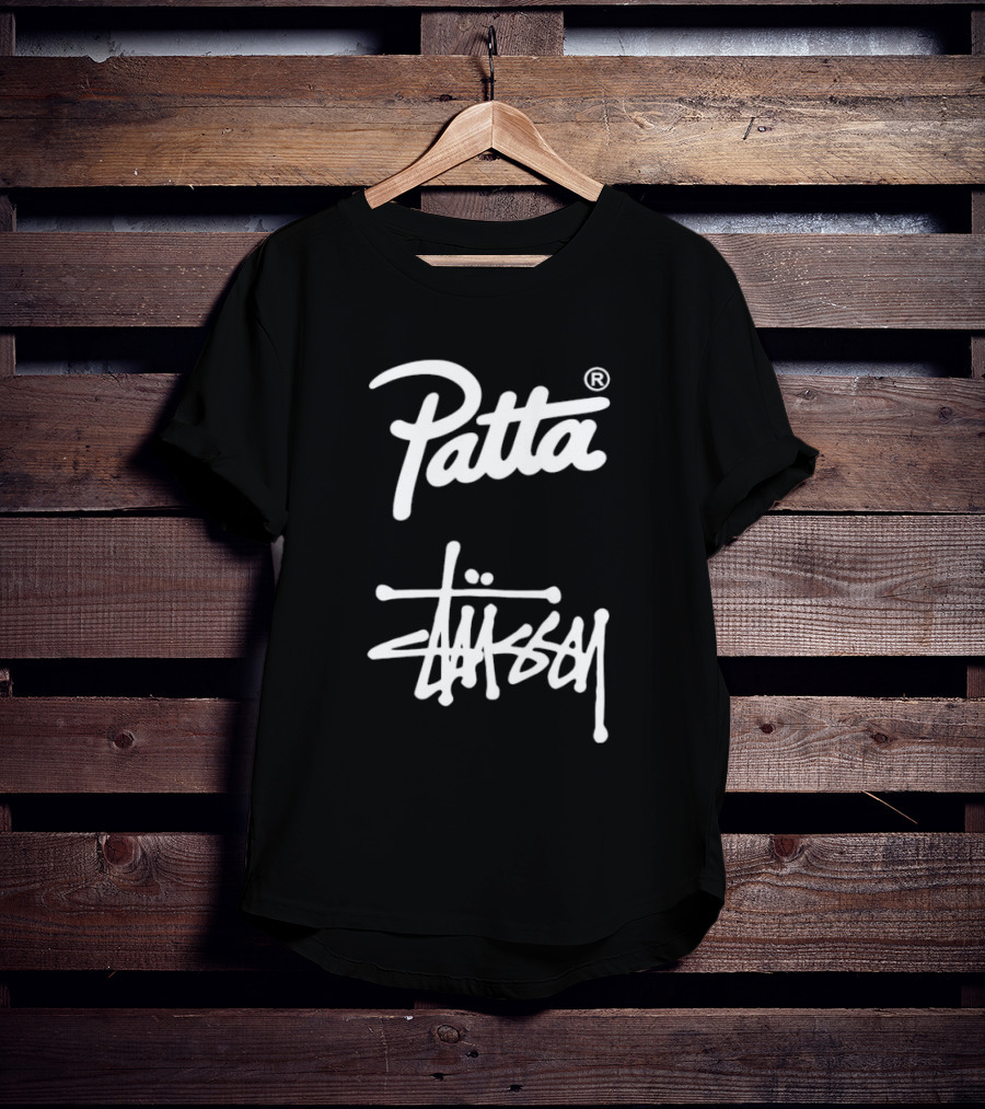 Patta Stüssy Collaboration Logo T-Shirt