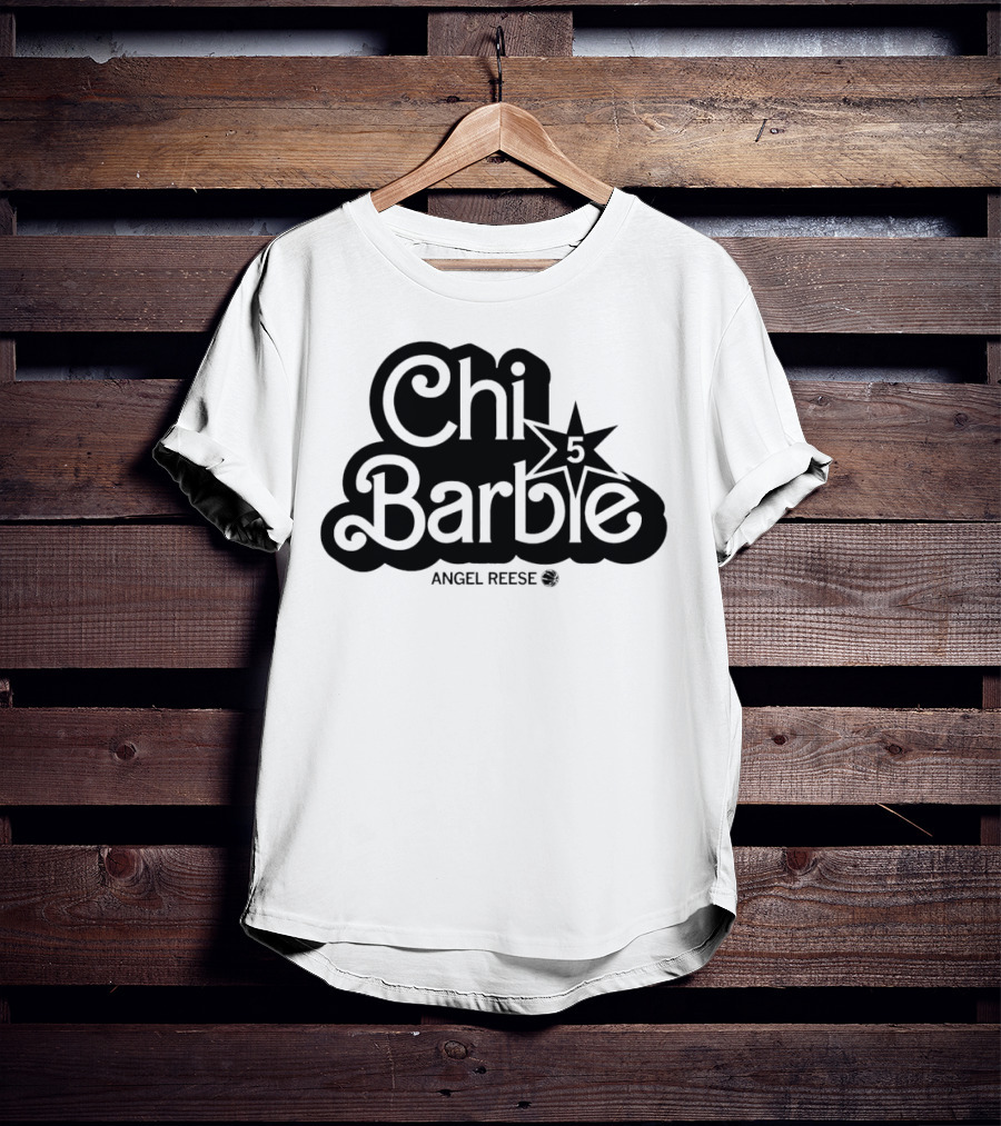 ChiBarbie Angel Reese Chicago Sky 5 Star T-Shirt
