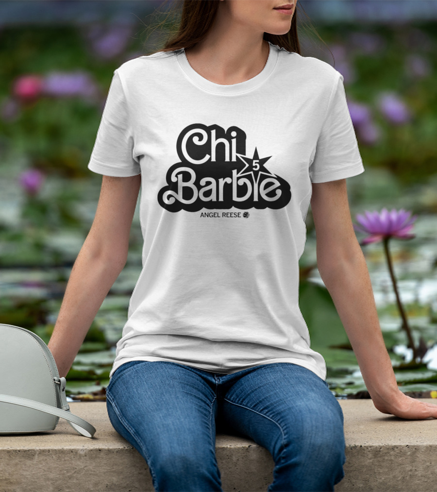 ChiBarbie Angel Reese Chicago Sky 5 Star T-Shirt