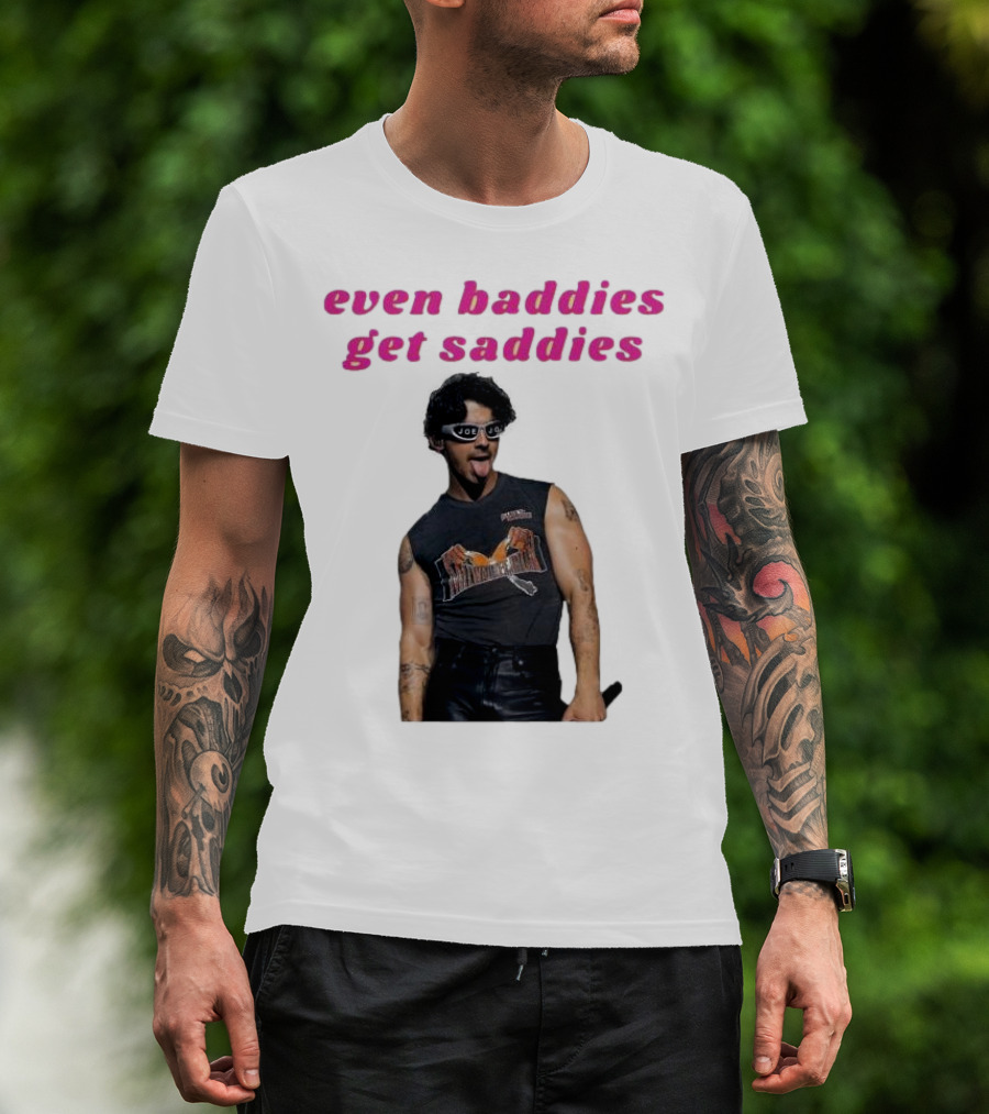 Joe Jonas Even Baddies Get Saddies Rocker T-Shirt