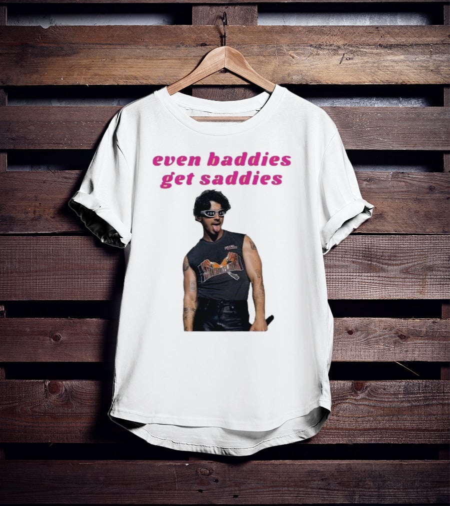 Joe Jonas Even Baddies Get Saddies Rocker T-Shirt