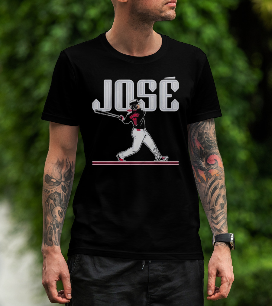 José Baseball Ramirez Slugger Swing T-Shirt
