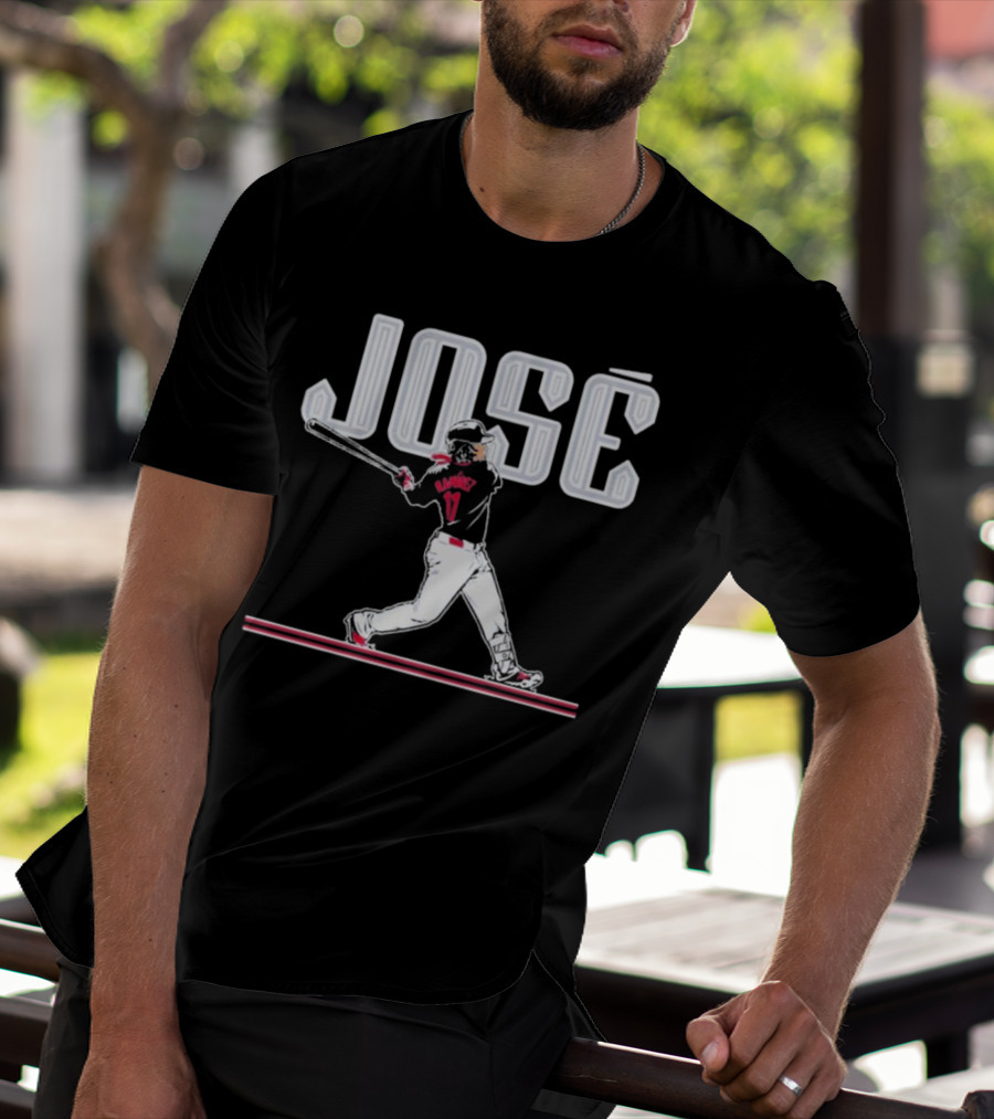 José Baseball Ramirez Slugger Swing T-Shirt