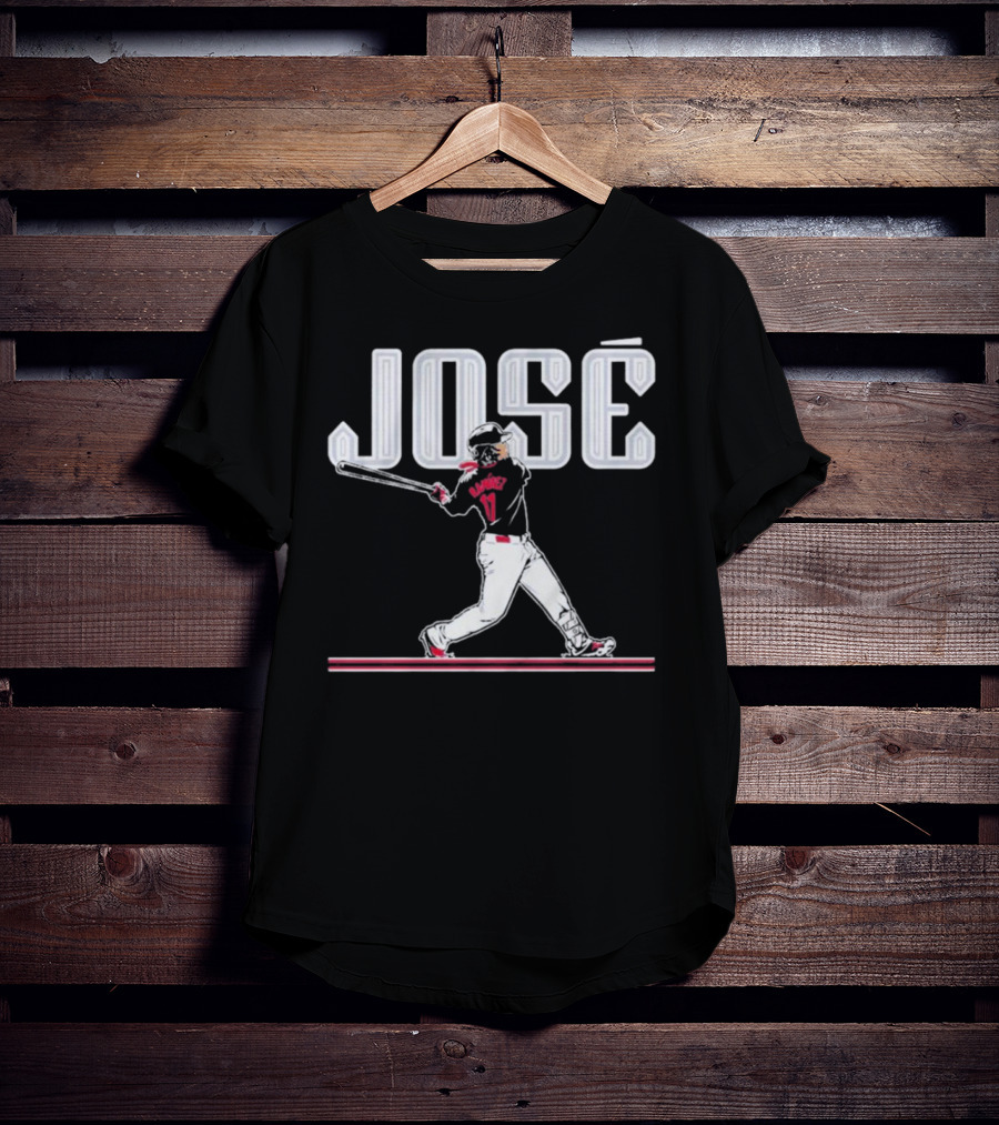José Baseball Ramirez Slugger Swing T-Shirt