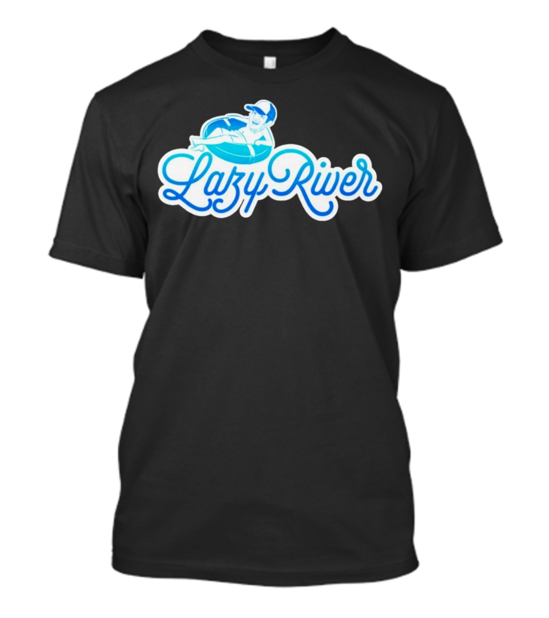 Lazy River Float Chill Relaxation Cartoon T-Shirt