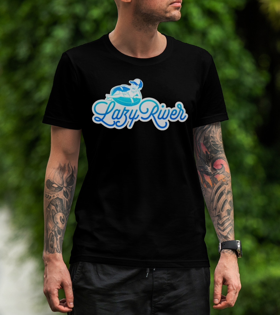 Lazy River Float Chill Relaxation Cartoon T-Shirt