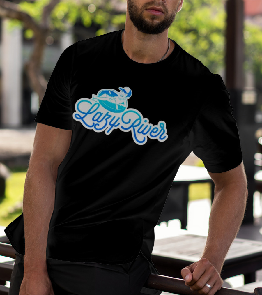 Lazy River Float Chill Relaxation Cartoon T-Shirt