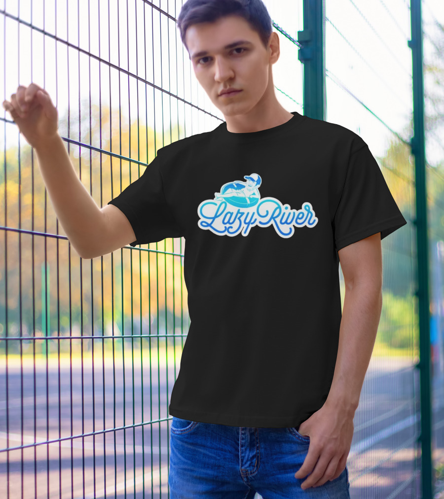 Lazy River Float Chill Relaxation Cartoon T-Shirt