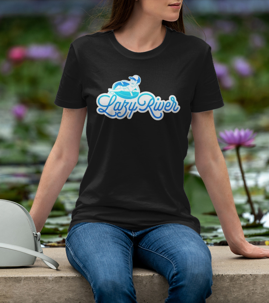Lazy River Float Chill Relaxation Cartoon T-Shirt